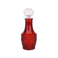 6" Red Glass Bottle Tabletop Décor by Ashland®