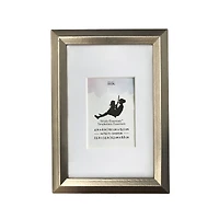Simply Essentials™ Silver Foil Frame with Mat by Studio Décor