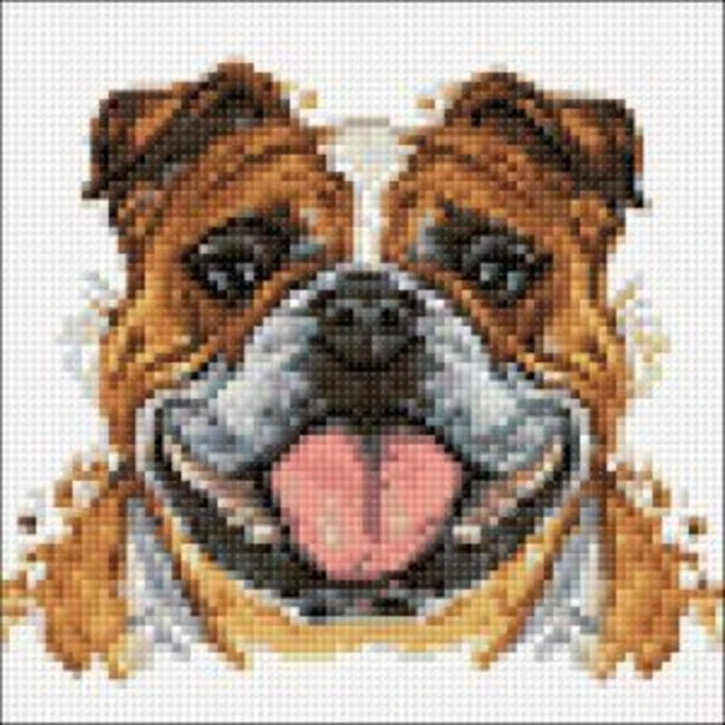 Crafting Spark Bulldog Diamond Painting Kit
