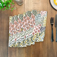 Funky Floral 10" x 10" Cotton Twill Napkin