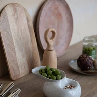 Hello Honey® 12" Artisanal Mango Wood Cheese & Cutting Board