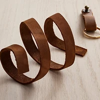 Triumph Brown Leather Strip By Bead Landing™