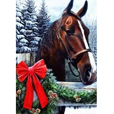 Sparkly Selections Christmas Horse Diamond Painting Kit, Square Diamonds