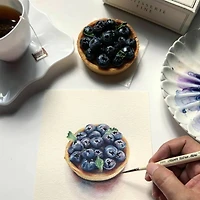 Silver Brush Limited Ultra Mini® White handles detail Brushes, Set of 4