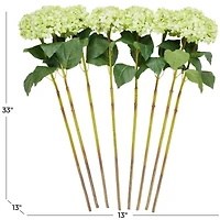 33" Hydrangea Artificial Flower Stem