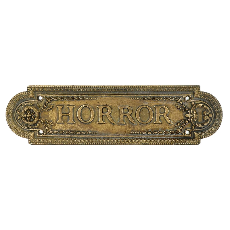 Assorted 12" Distressed Literary Genre Wall Sign, 1pc. by Ashland®