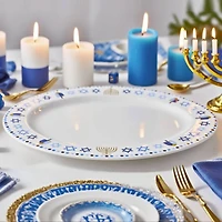 14" x 10" Hanukkah Ceramic Oval Plate by Ashland®