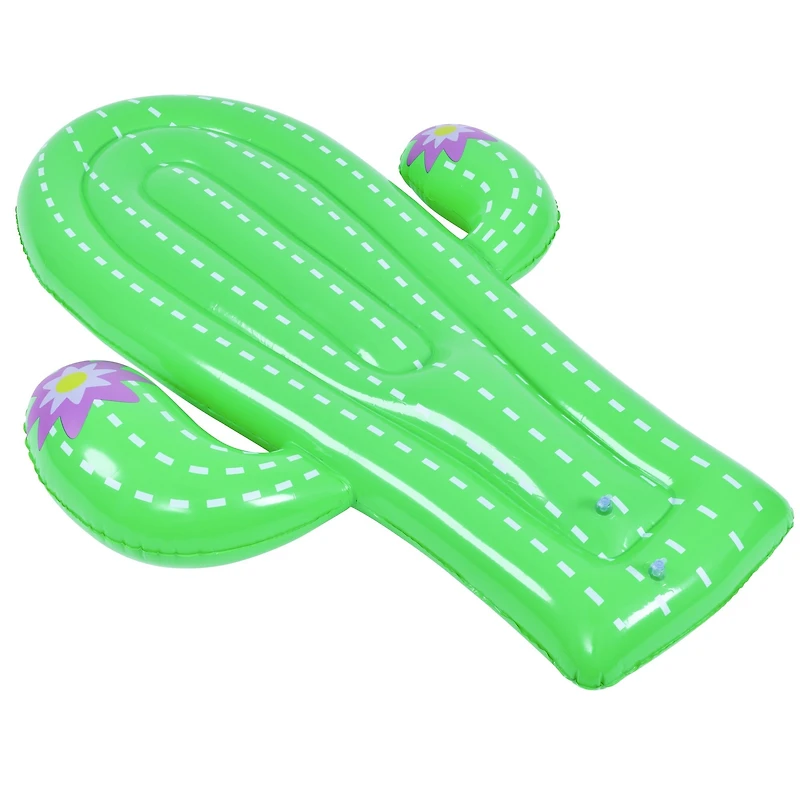 6ft. Green Jumbo Cactus Shaped Inflatable Pool Float