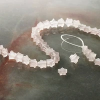 Pink Dyed Rose Quartz Star Beads, 4mm by Bead Landing™