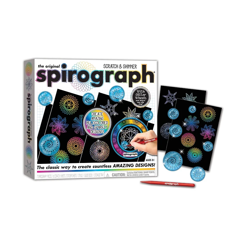 Spirograph Scratch & Shimmer