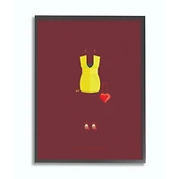 Stupell Industries Amy Winehouse Fashion Design in Black Frame Wall Art