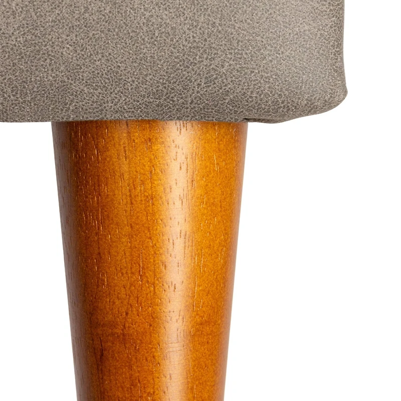 Hello Honey® Atley Ash Gray Vegan Leather Upholstered Storage Bench