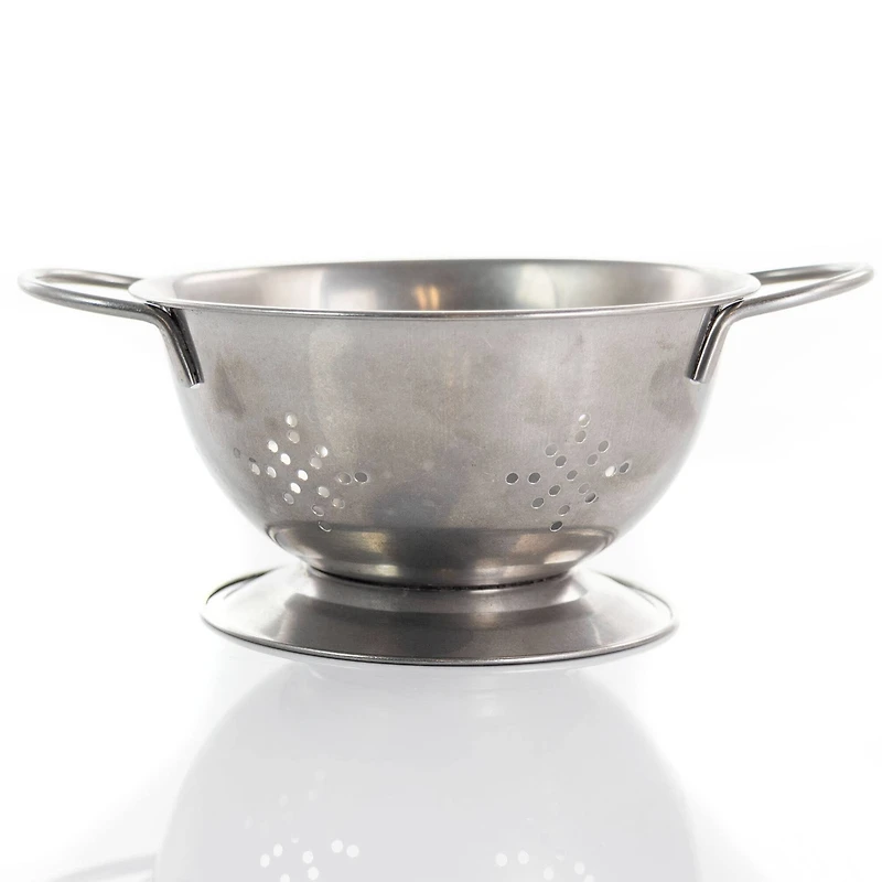 Gibson Home® Normandie 5.6'' Silver Stainless Steel Mini Colander