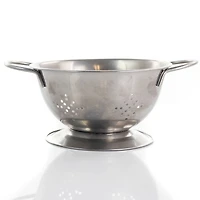 Gibson Home® Normandie 5.6'' Silver Stainless Steel Mini Colander