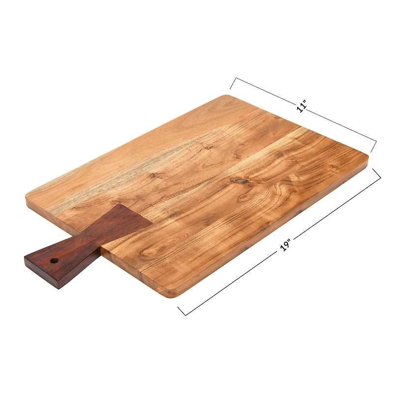 Hello Honey® 19" Acacia Wood Cheese/Serving Board with Handle