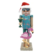 Santa's Workshop 14" Flamingo Claus Nutcracker