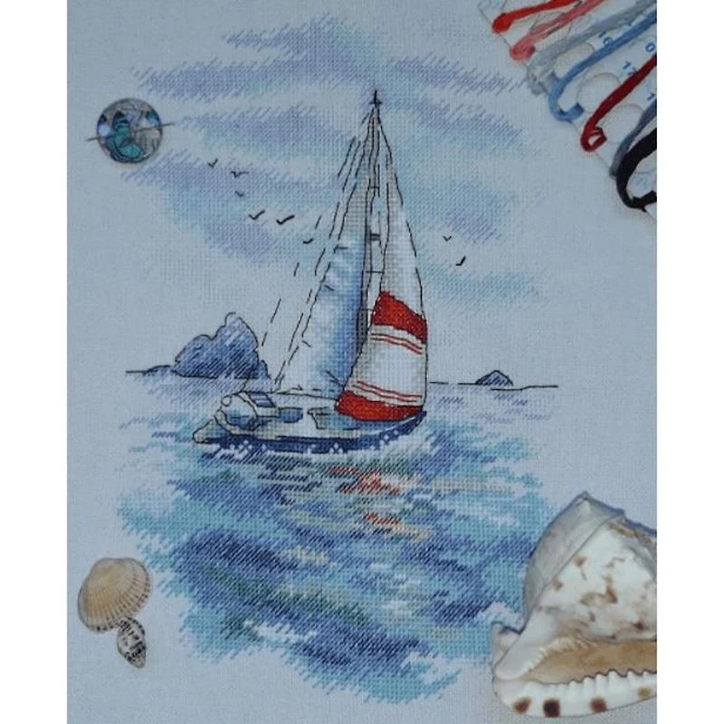 MP Studia Sea Regatta Cross Stitch Kit