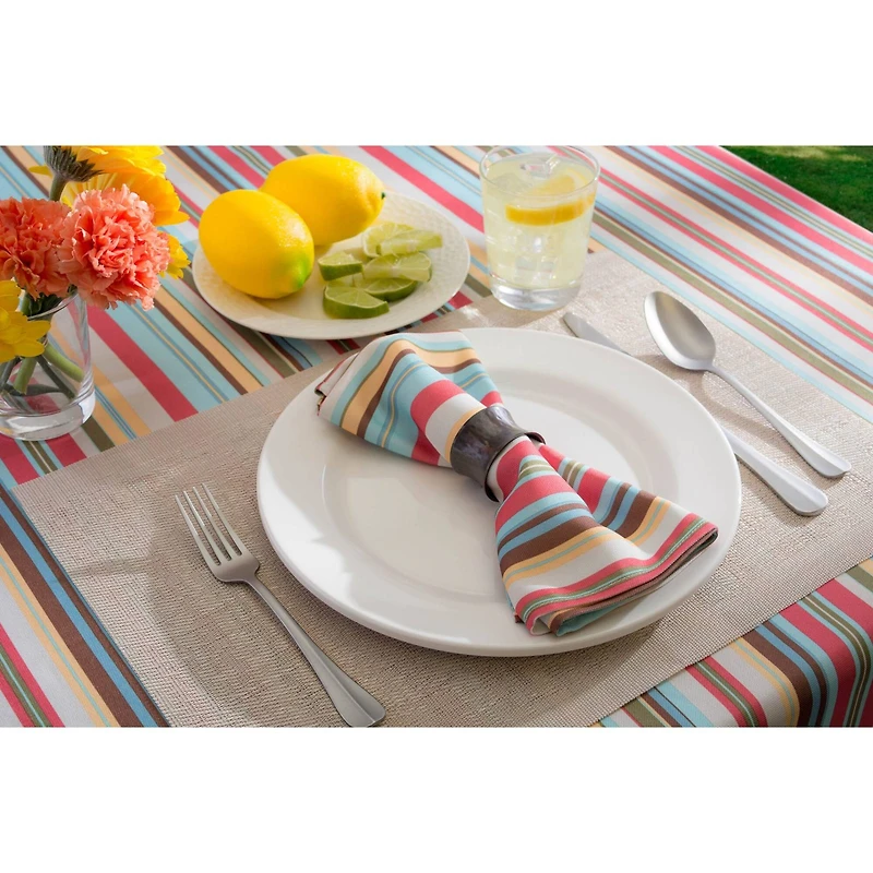 DII® Summer Stripe Outdoor Napkin, 6ct.