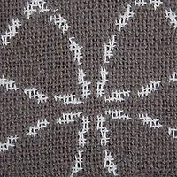 Gray Concentric Circles Throw