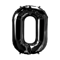 34" Black Number Foil Balloon