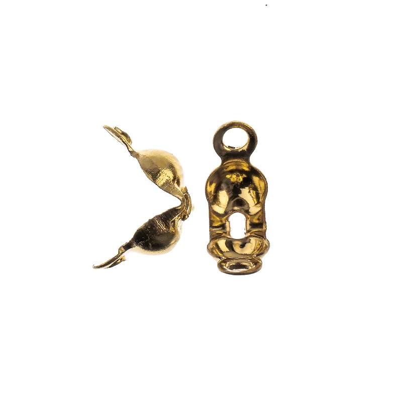 John Bead 8mm Gold Clamshell Bead Tips, 142ct.