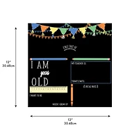 RoomMates Last or First Day of School Banner Double-Sided Chalkboard