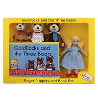 The Puppet Company® Goldilocks Finger Puppets and Book Set