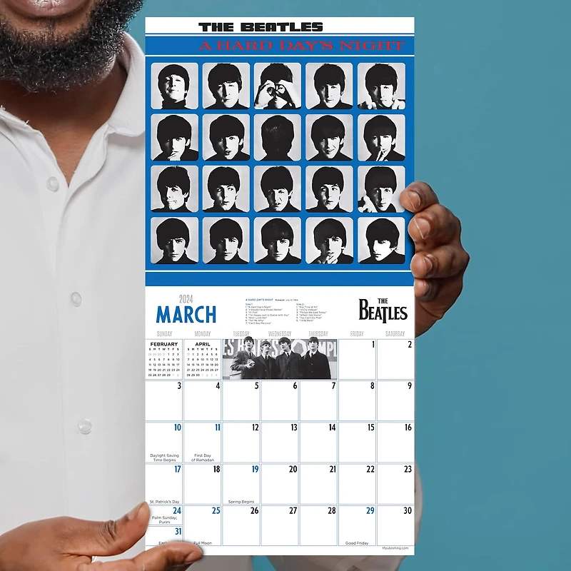 TF Publishing 2024 The Beatles Mini Calendar