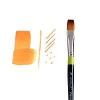 Golden Taklon Short Handle Flat Wash Brush by Artist's Loft™ Vienna