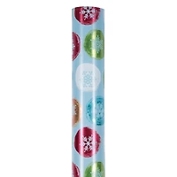 JAM Paper Painted Snowflake Orbs Gift Wrap