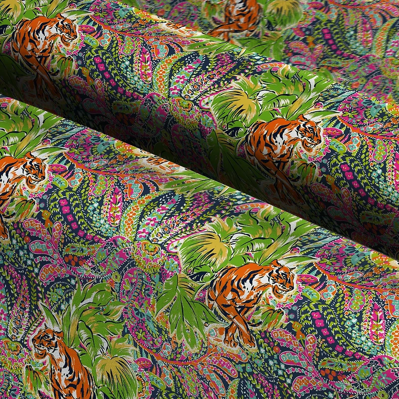 Springs Creative Tiger Paisley Cotton Fabric