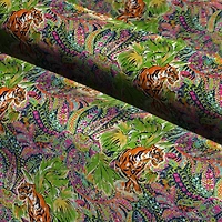 Springs Creative Tiger Paisley Cotton Fabric