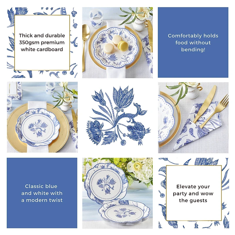 Kate Aspen® Blue Willow Party Tableware Set