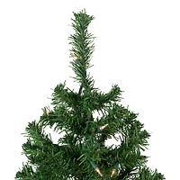 3ft. Pre-Lit Green Niagara Pine Artificial Christmas Tree, Clear Lights