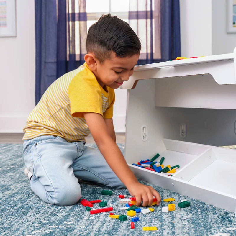 KidKraft Building Bricks Play N Store Mega Table