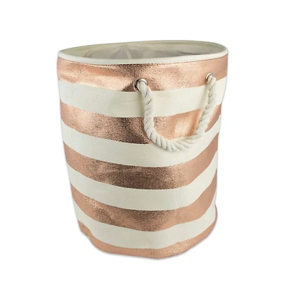 DII® Large Stripe Round Paper Bin