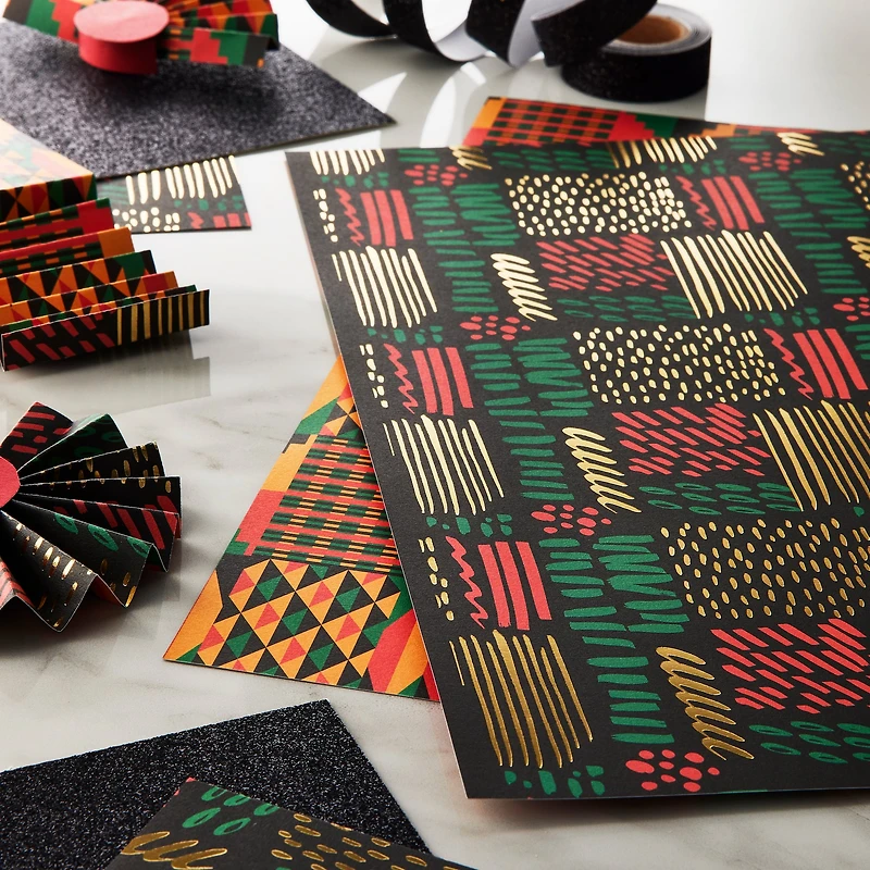 Kente Double-Sided Cardstock Paper by Recollections™, 12" x 12"