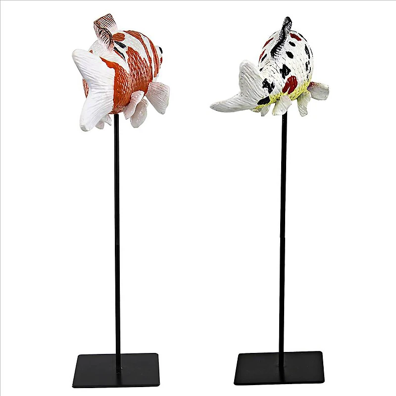 Design Toscano Japanese Floating Koi Sculpture Collection Set