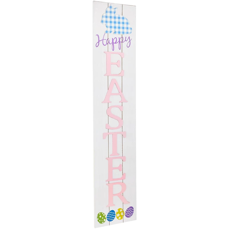 3ft. Happy Easter Wooden Porch Board Sign