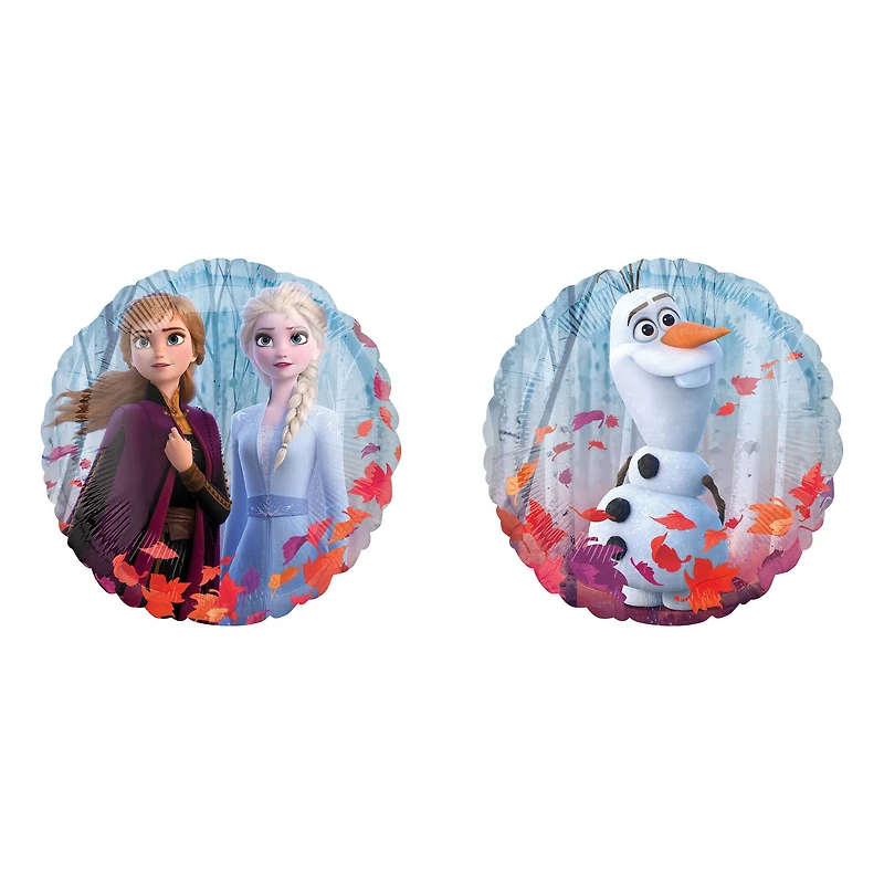 18" Frozen 2 Ana & Elsa Double-Sided Foil Balloon