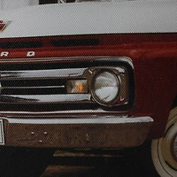 LED 1962 Ford F-100 Truck Canvas Wall Art