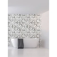 Katie Hunt Dove Gray Hex-A-Gone Wall Mural
