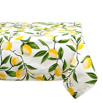 DII® 52" Lemon Bliss Print Tablecloth