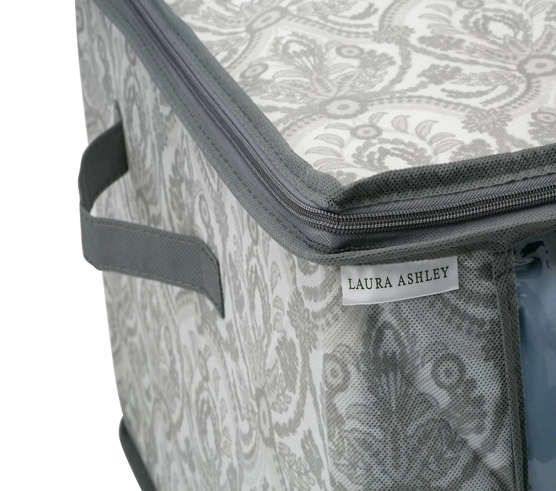 Laura Ashley Dove Gray Blanket Bag