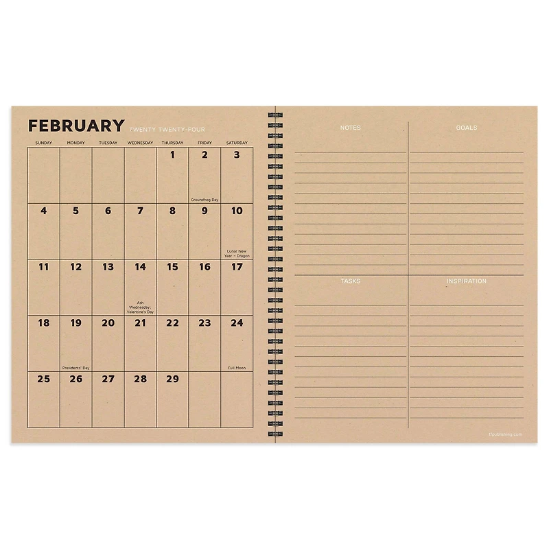 TF Publishing 2024 Basic Rows Large Planner