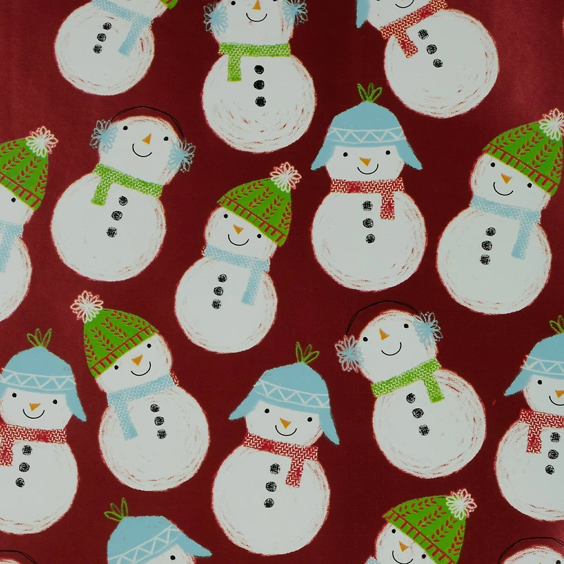 JAM Paper Red Foil Merry Christmas, Green Greetings & Green Red Stripe Gift Wrap Set