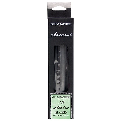 Grumbacher® Hard Vine Charcoal, 12ct.