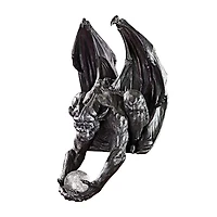 Design Toscano Clutch, Keeper of the Mystic Orb Gargoyle Sitter Statue