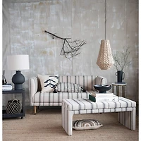 Hello Honey® Rustic Boho Sunrise Cotton & Linen Lumbar Pillow