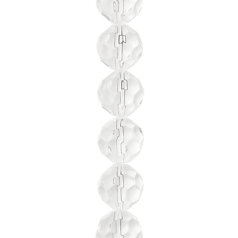 Crystal Faceted Glass Round Beads, 18mm by Bead Landing™